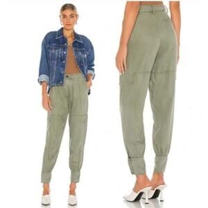 All Saints Khaki Green Paxton Trousers